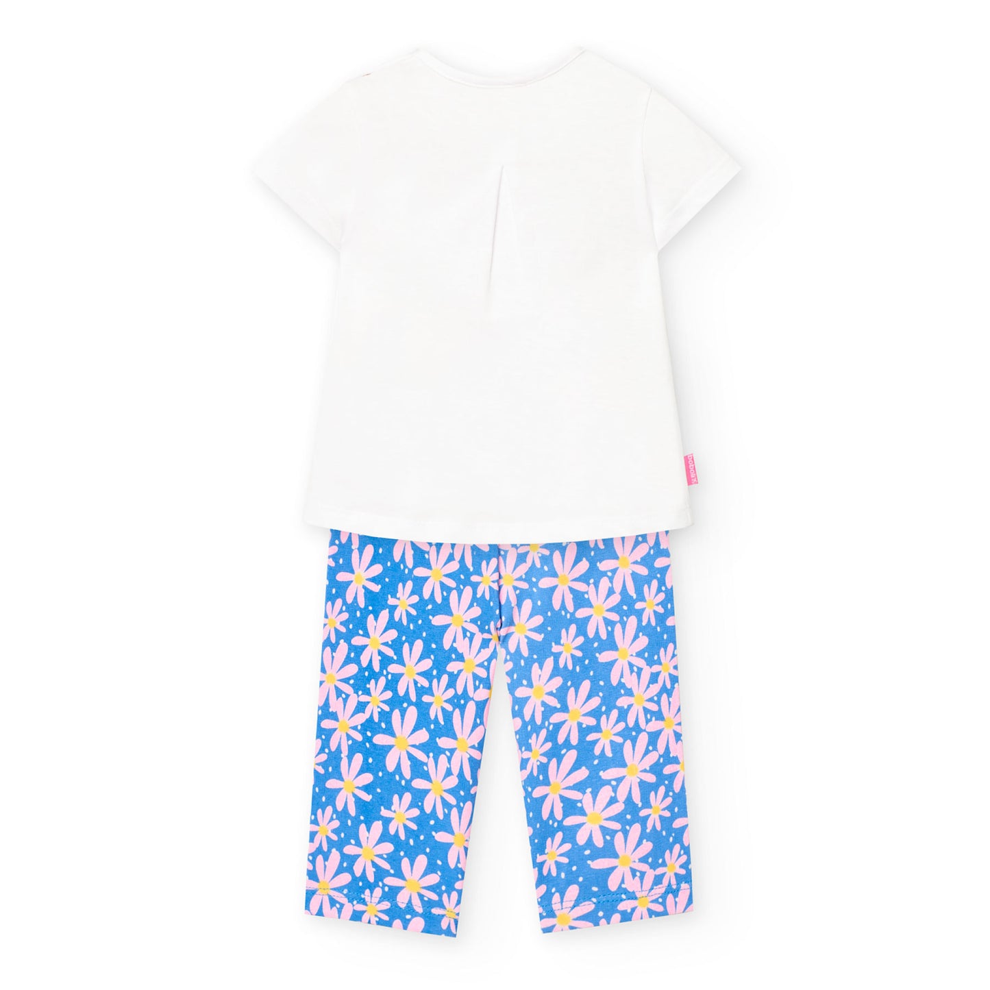 Boboli 2 Piece Summer Girls T-Shirt And Leggings Outfit