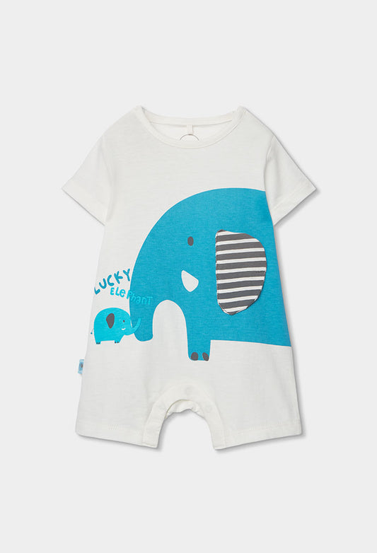 Boboli Baby Boys Elephant Play Suit