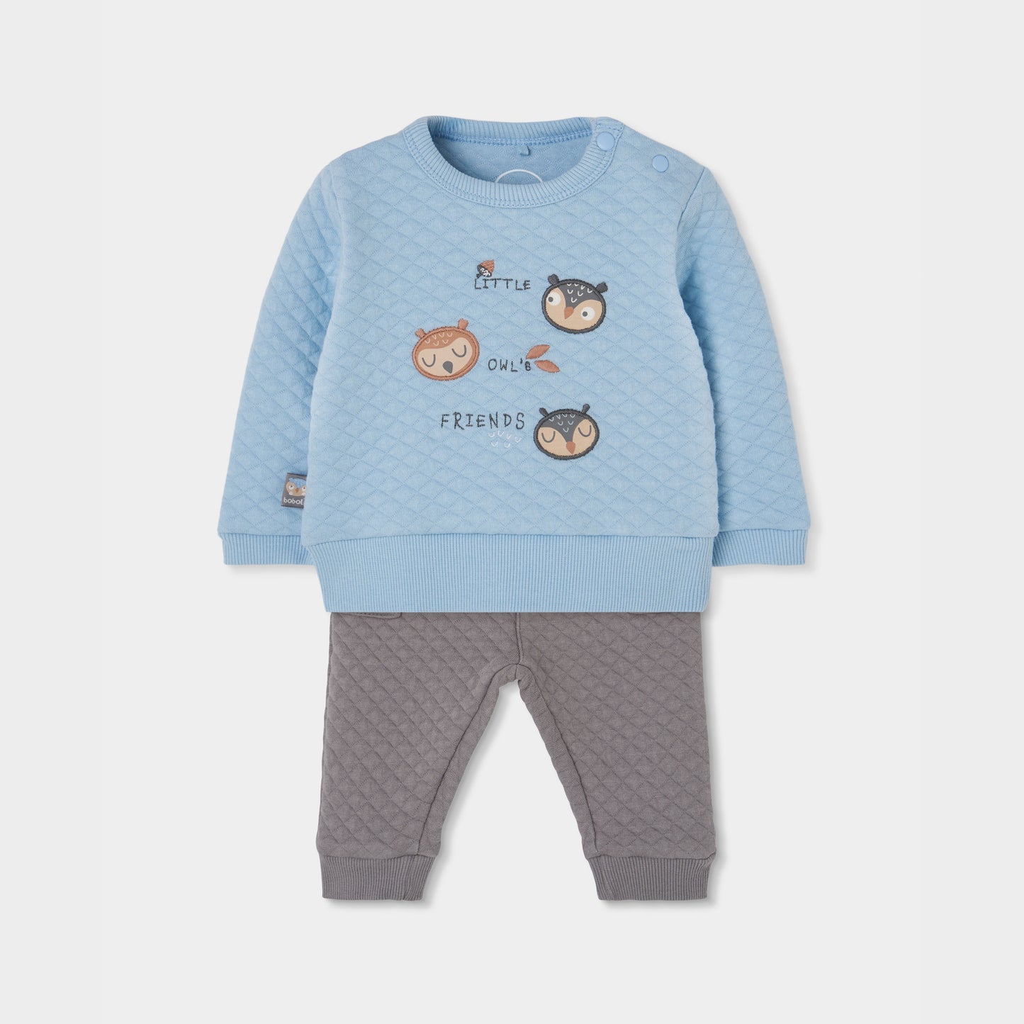 Boboli Baby Boys Owl Friends 2 piece Top and Trousers Set