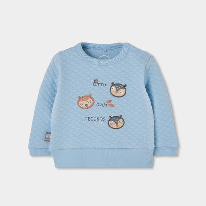 Boboli Baby Boys Owl Friends 2 piece Top and Trousers Set