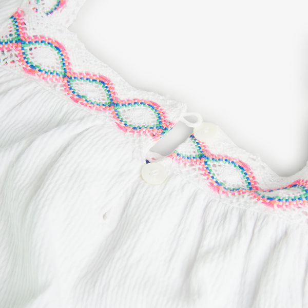 Boboli white embroidered top