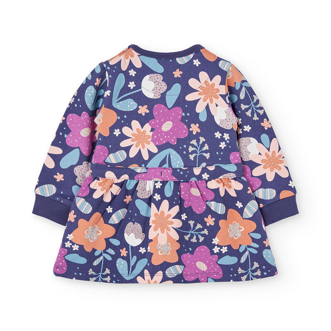 Boboli Girls Floral Print Dress