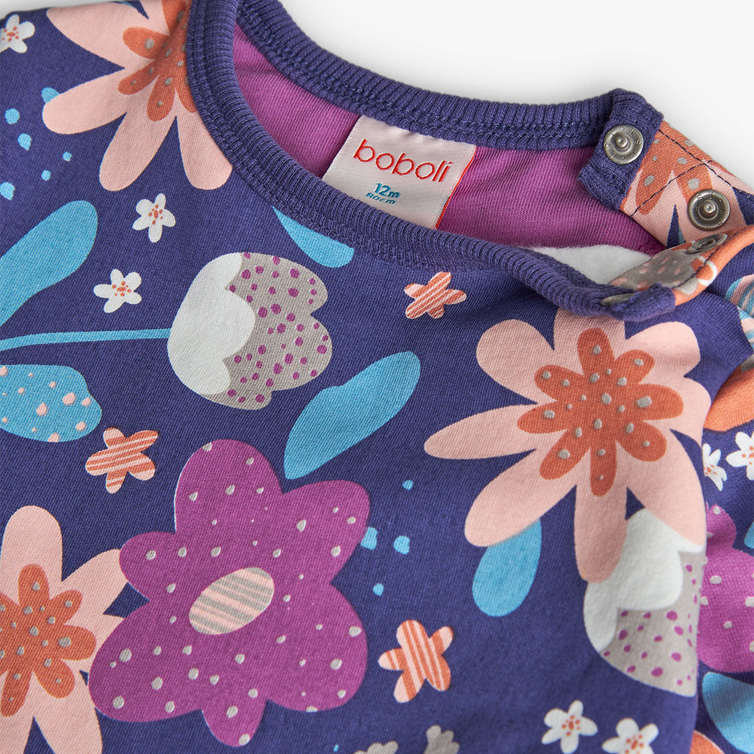 Boboli Girls Floral Print Dress
