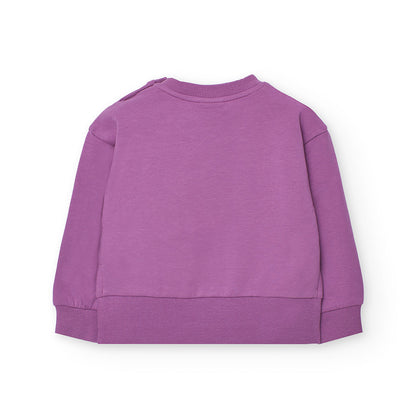Boboli Girls Blackberry Sweatshirt