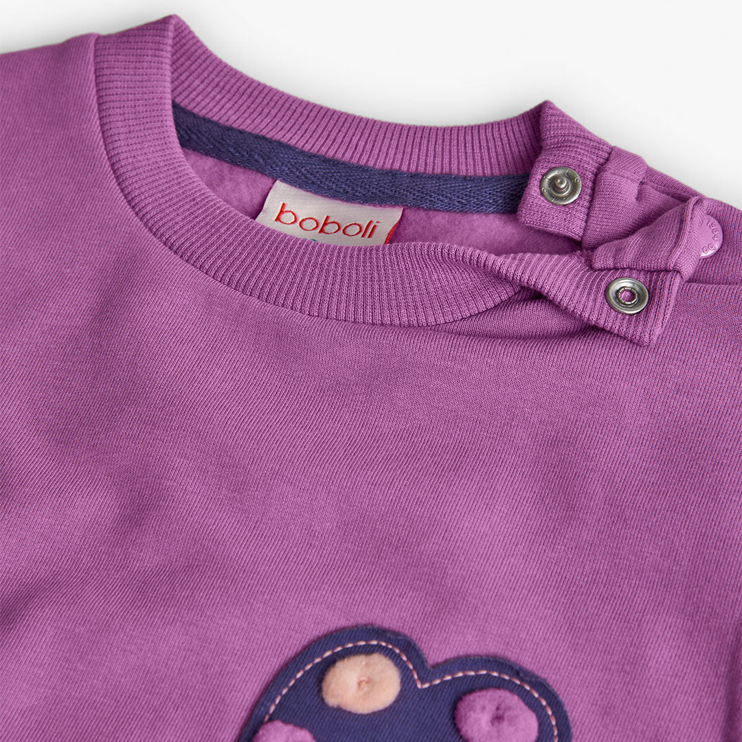 Boboli Girls Blackberry Sweatshirt