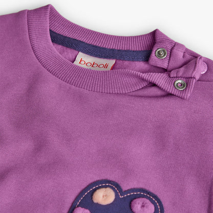 Boboli Girls Blackberry Sweatshirt