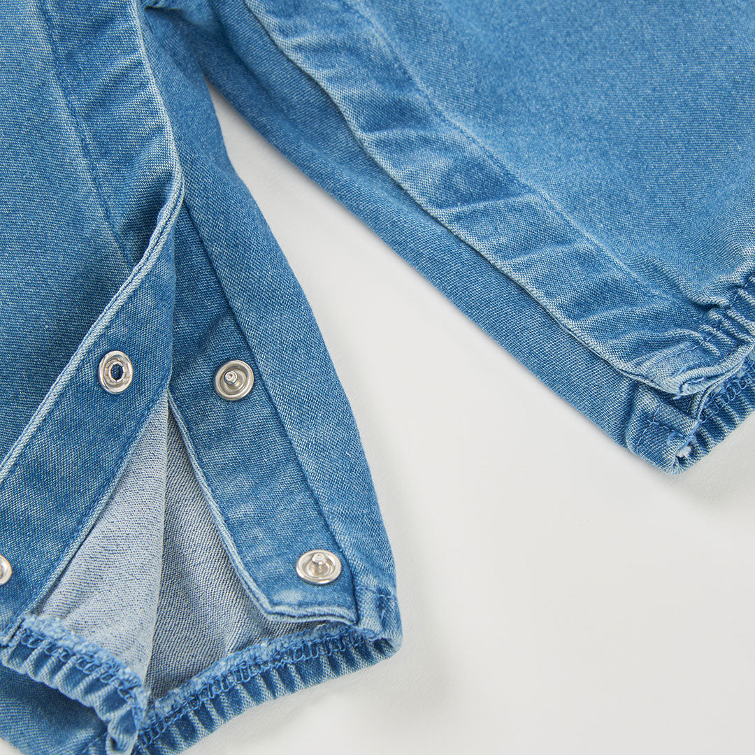 Boboli Baby Boys Blue Dungaree Set