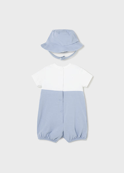 Mayoral dungaree style bear romper