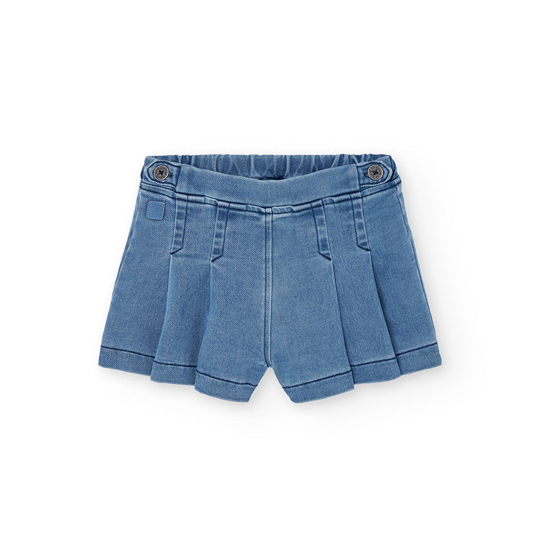 Boboli Girls Blue Denim Skort