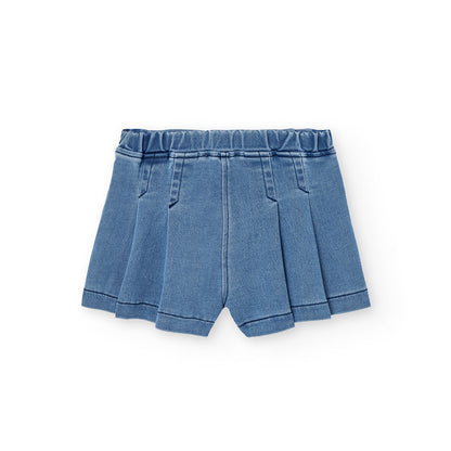 Boboli Girls Blue Denim Skort