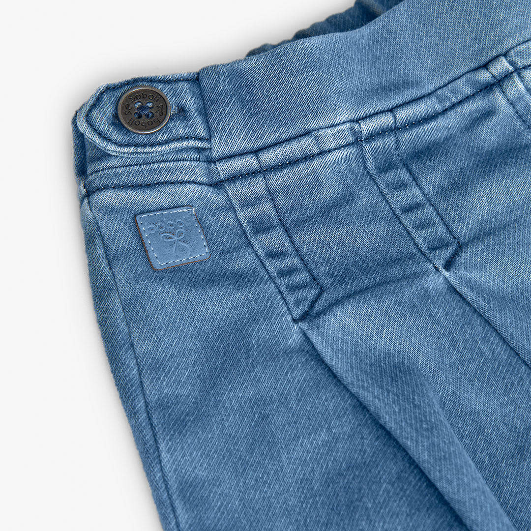 Boboli Girls Blue Denim Skort