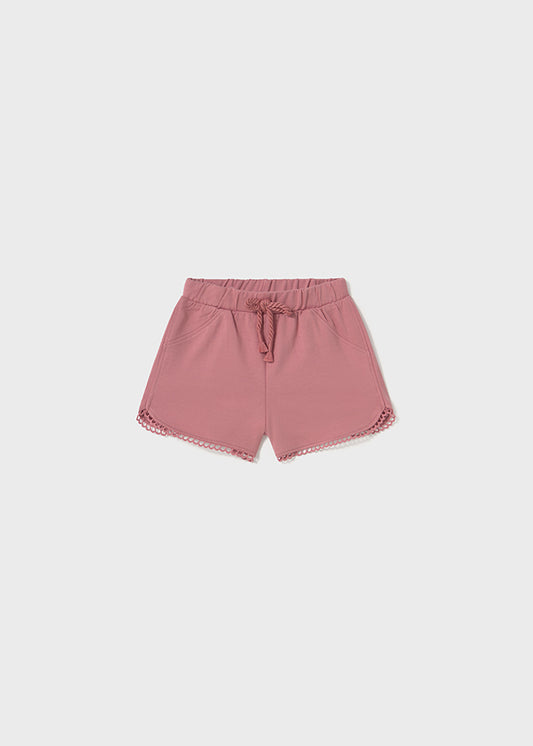 Mayoral Baby Girls Blush Chenille Shorts