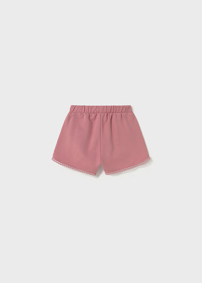 Mayoral Baby Girls Blush Chenille Shorts