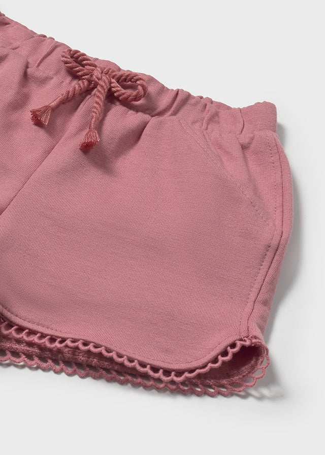 Mayoral Baby Girls Blush Chenille Shorts