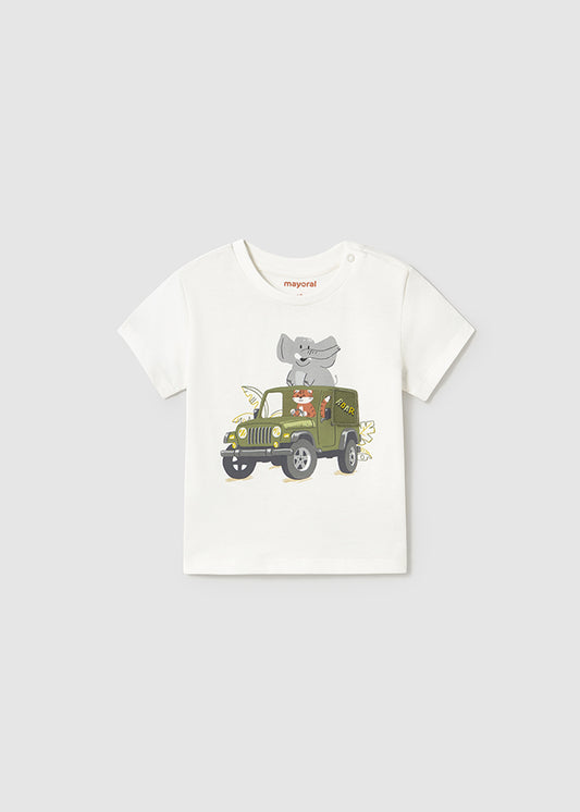 Mayoral Baby Boy Safari Car T-shirt