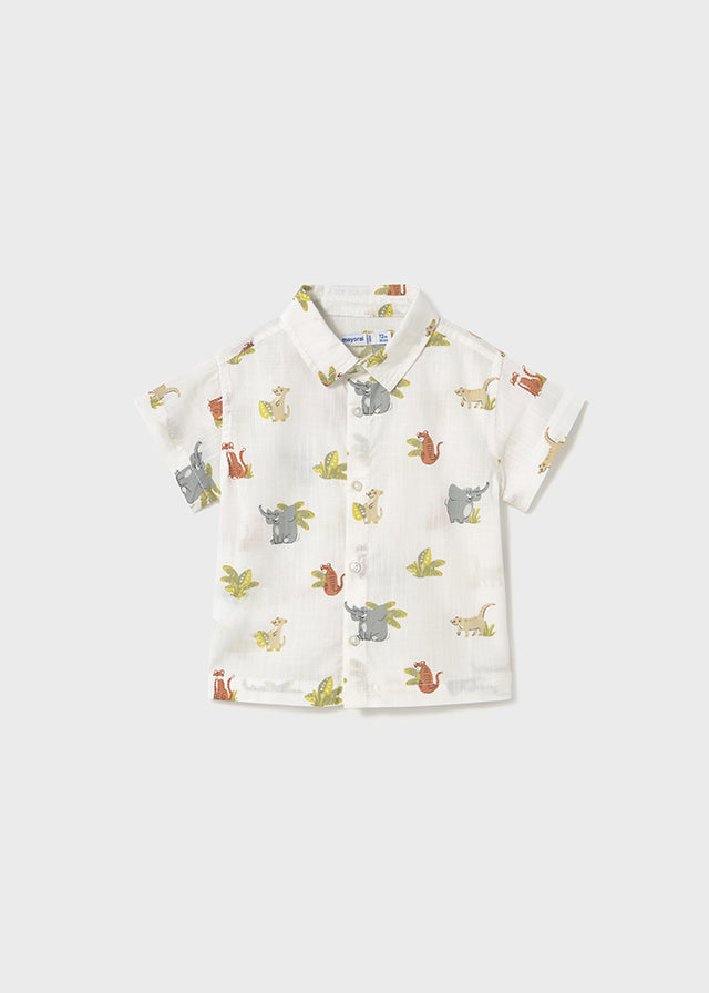 Mayoral Baby Boy Animal Shirt