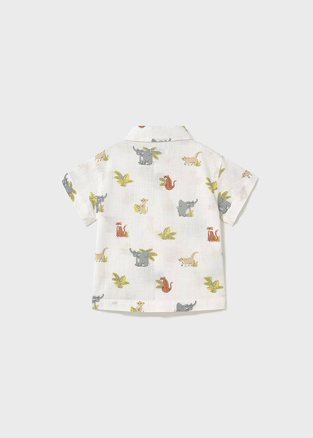 Mayoral Baby Boy Animal Shirt