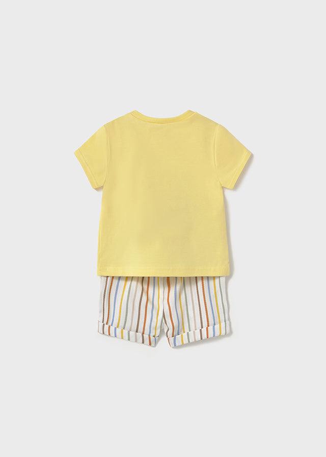 Mayoral Baby Boys Sunny Farm Short and T-Shirt Set