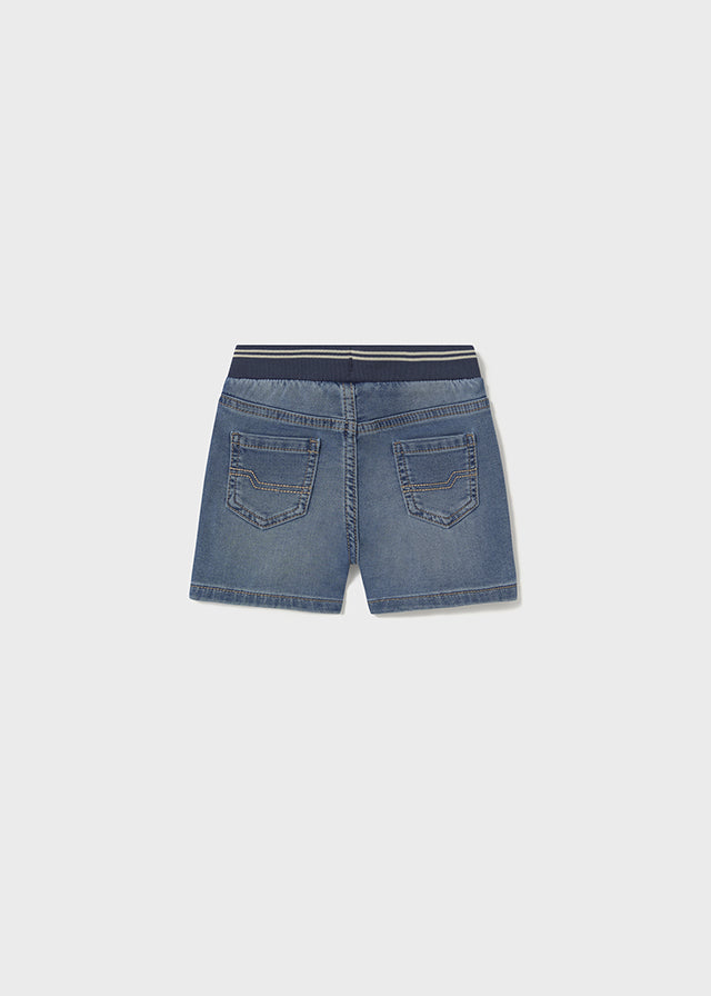 Mayoral Baby Boy Bermuda Soft Denim Shorts