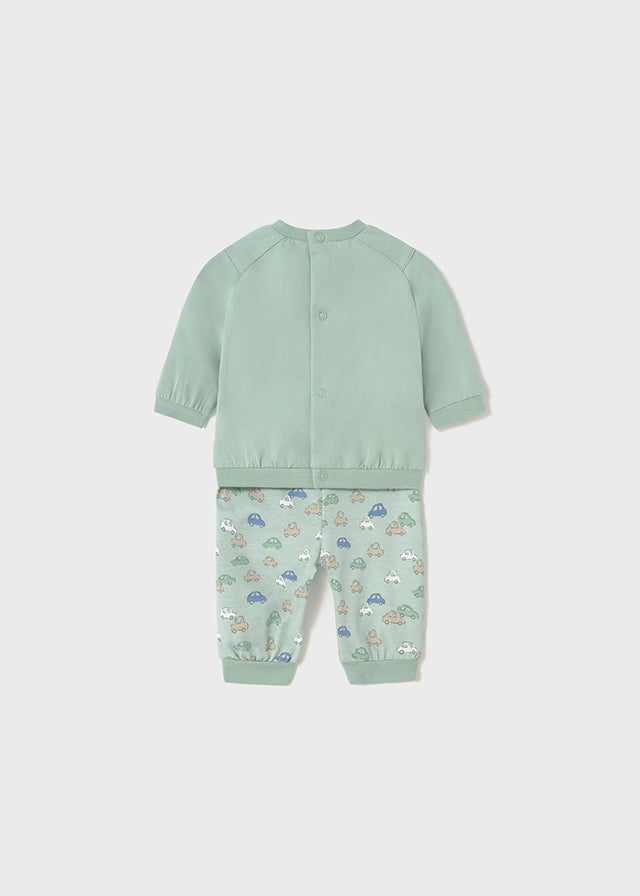 Mayoral Baby Boys Top and Bottom Jade Set