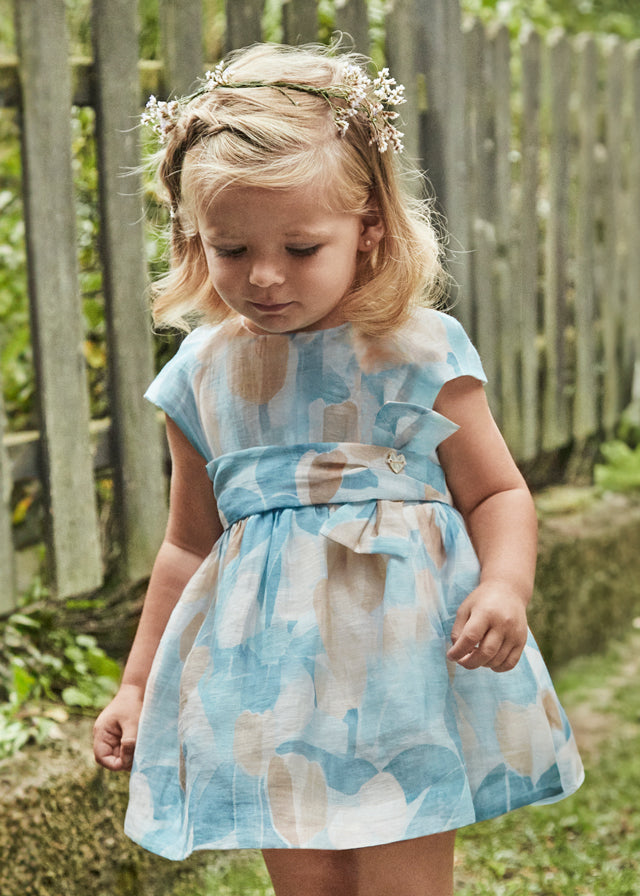 Mayoral Baby Girls Sky Printed Dress