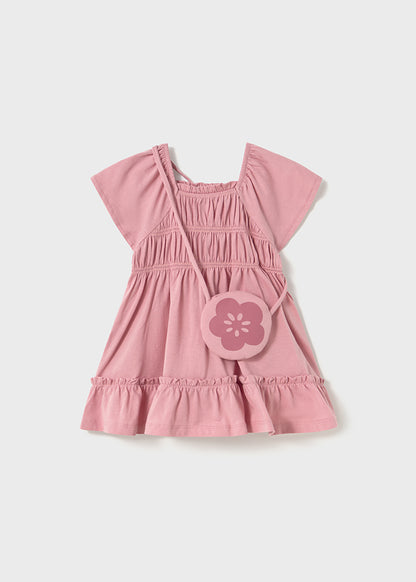 Mayoral Baby Girls Rose Dress with Bag