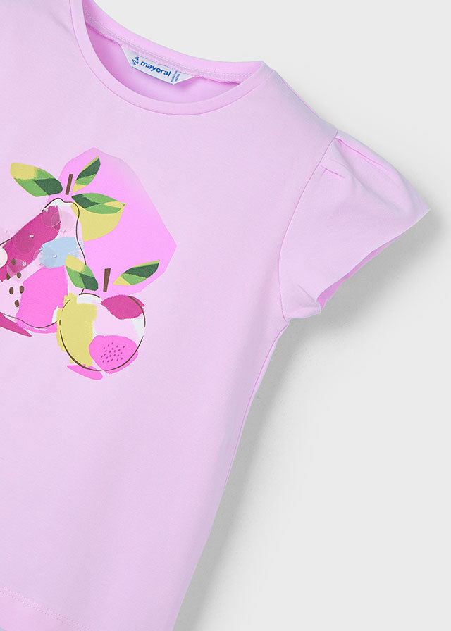 Mayoral Girls Pear Print T-Shirt