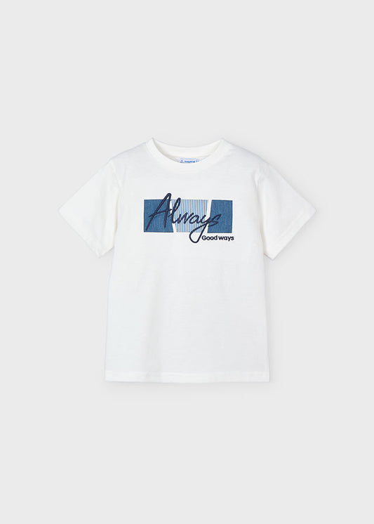 Mayoral Boys Slogan T-shirt