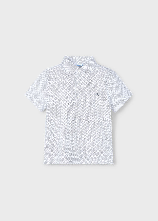 Mayoral Boys Print Polo