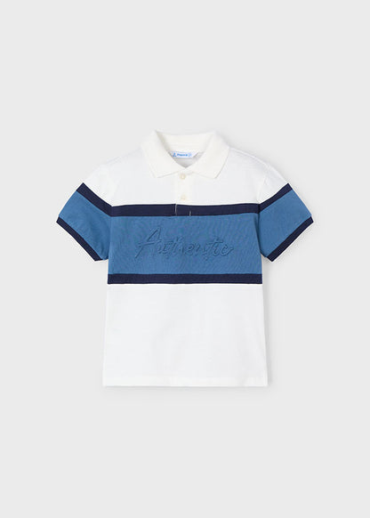 Mayoral Boys Cream Authentic Polo