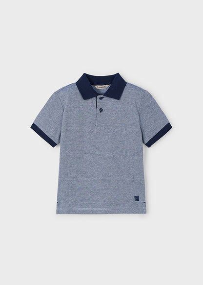 Mayoral Boys Navy Striped Polo