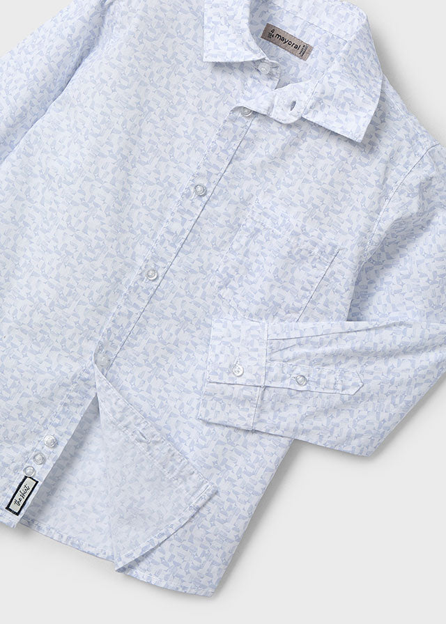 Mayoral Boys Sky Blue Shirt