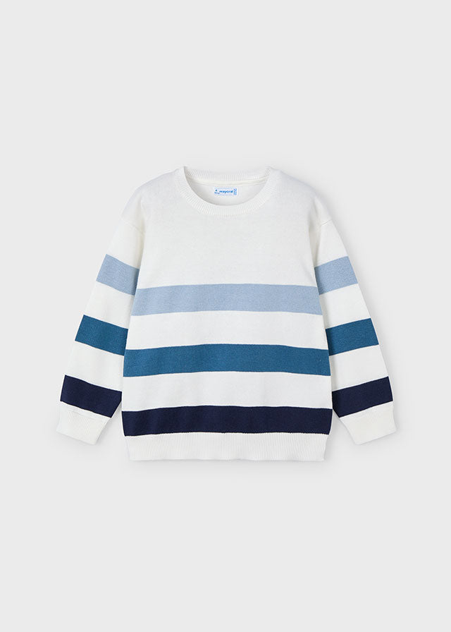 Mayoral Boys Blue Striped Jumper