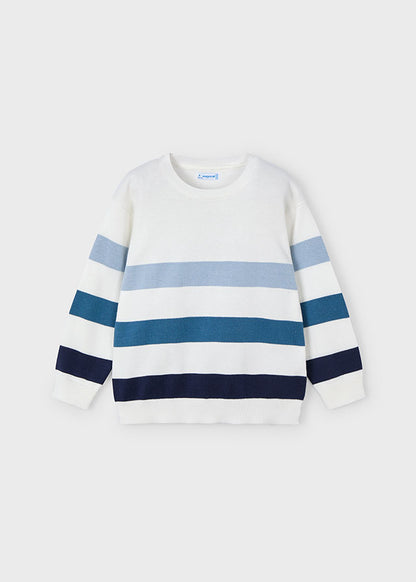 Mayoral Boys Blue Striped Jumper