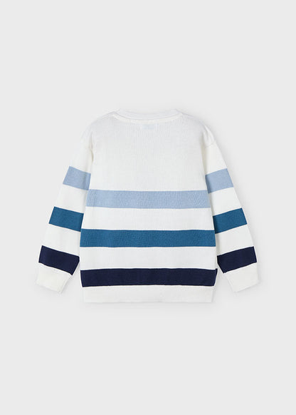 Mayoral Boys Blue Striped Jumper