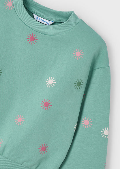 Mayoral Girls Mint Jumper