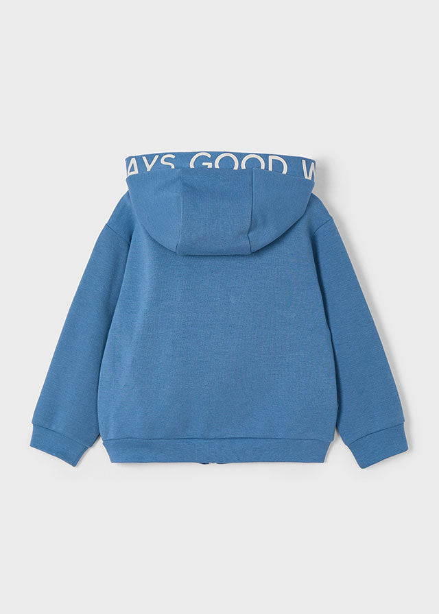 Mayoral Boys Blue Slogan Hoodie