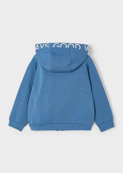 Mayoral Boys Blue Slogan Hoodie