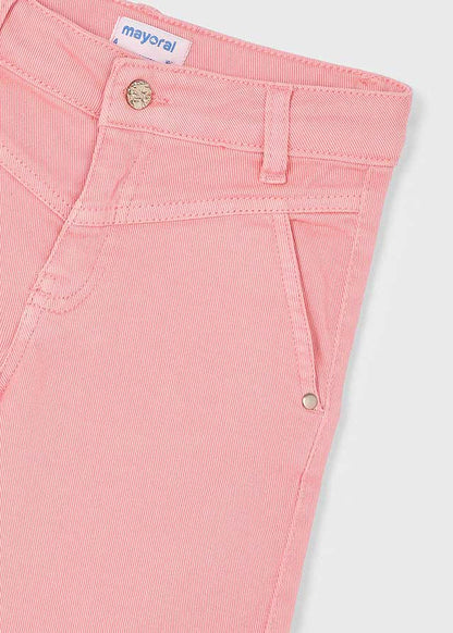 Mayoral Girls Salmon Twill Trousers