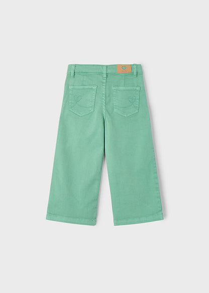 Mayoral Girls Mint Twill Trousers