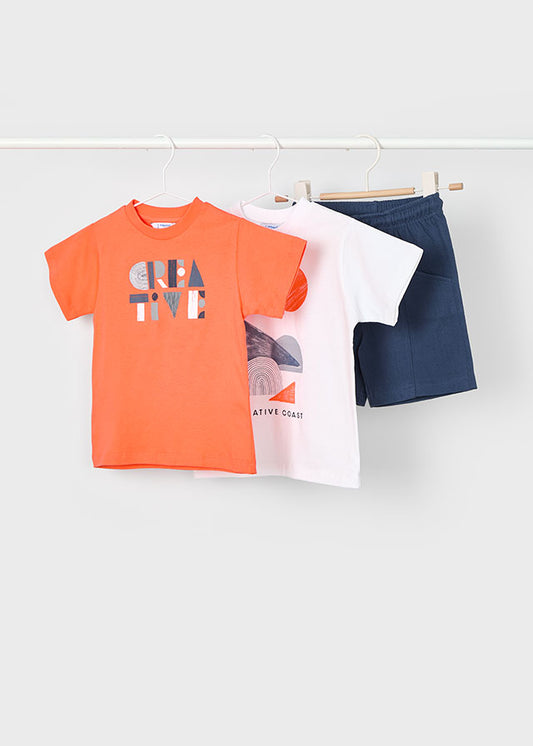 Mayoral Boys Creative Coast T-shist and Shorts Set