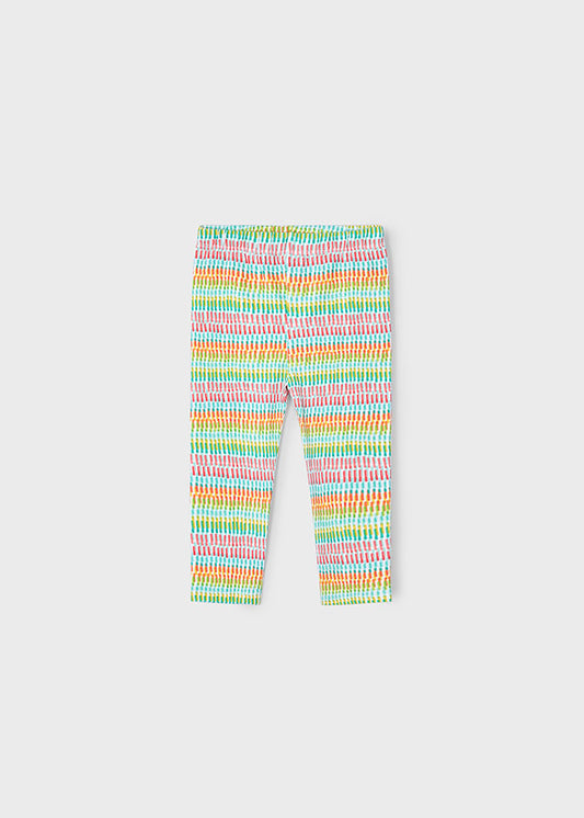 Mayoral Girls Colourful Striped Leggings