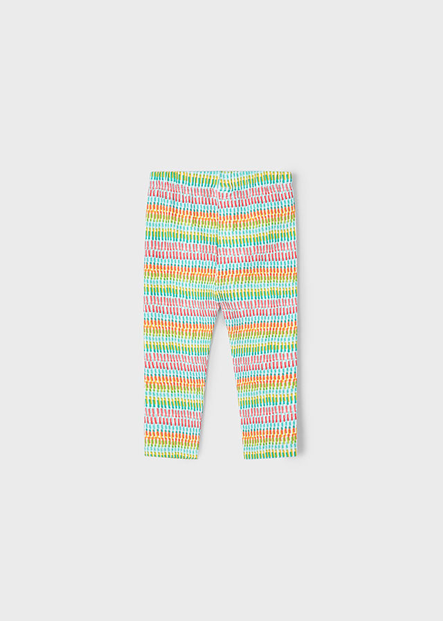 Mayoral Girls Colourful Striped Leggings