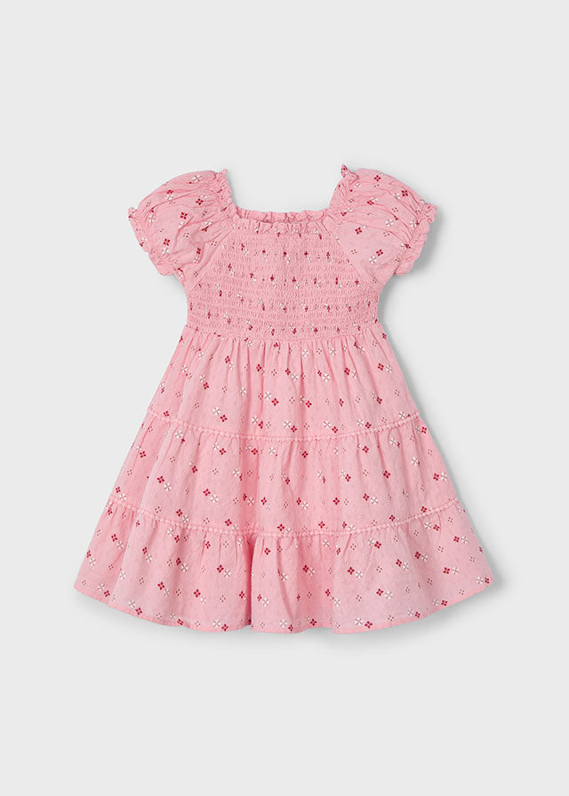 Mayoral Girls Pink Smock Dress