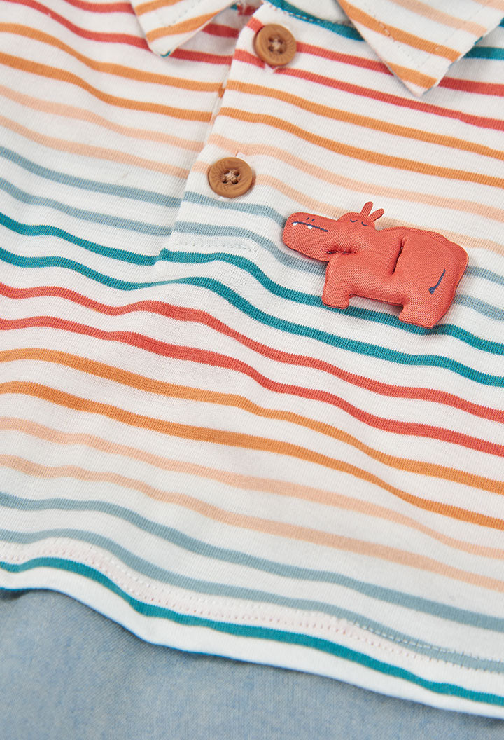 Boboli Baby Boys Stripes Playsuit