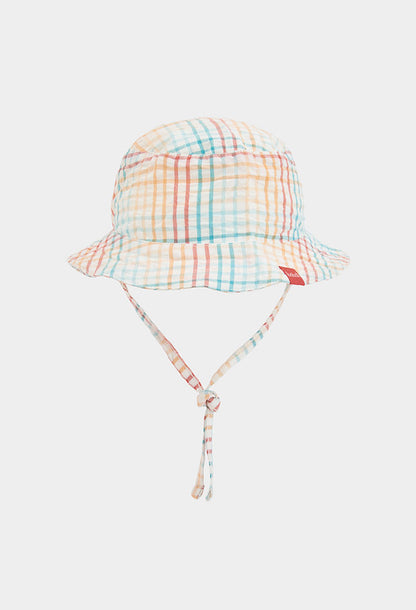 Boboli Baby Boys Knit Colourful Stripe Sun Hat