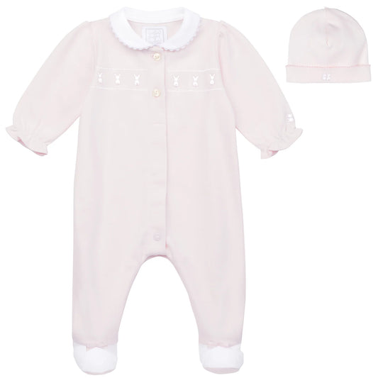 Emile et Rose Helen Baby Girls Babygrow and Hat