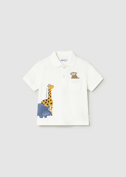 Mayoral Baby Boy Animal Polo Shirt