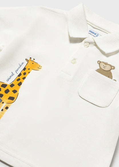 Mayoral Baby Boy Animal Polo Shirt