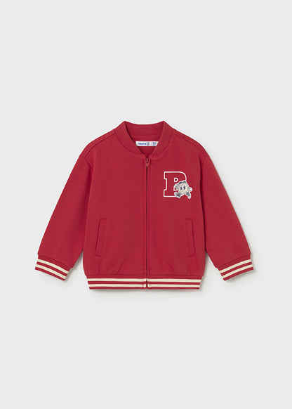 Mayoral Baby Boy Red Bomber Jacket